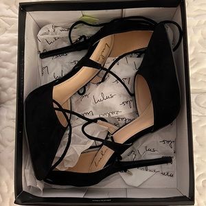 Lulus Strappy Heels-8.5